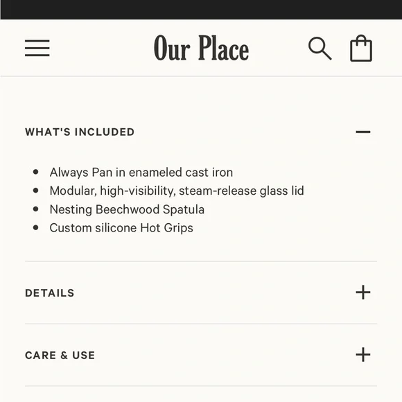 Our Place cast iron always pan set - Picture 7 of 8